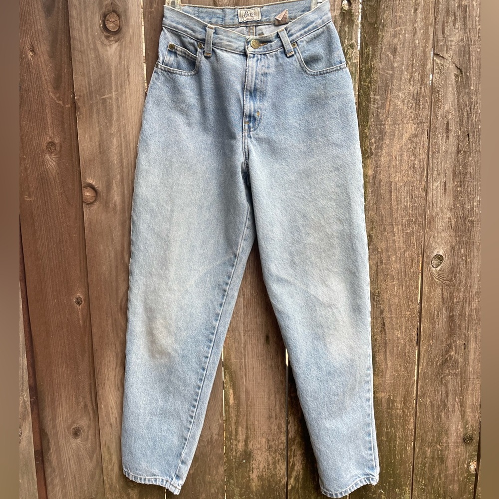 Vintage Bass Denim Jeans in Light Blue